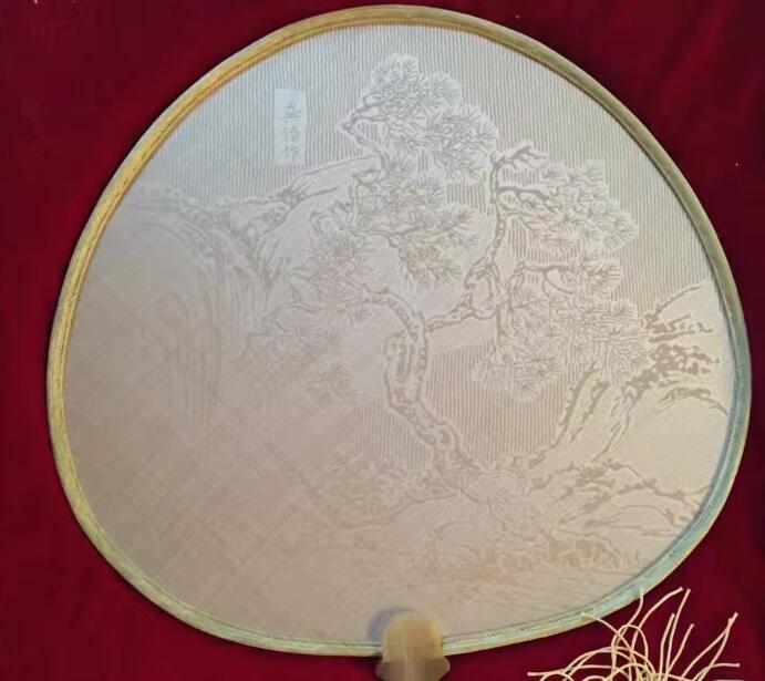 龚扇《仙山古松》